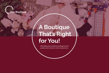Free Boutique Postcard Template to Edit Online