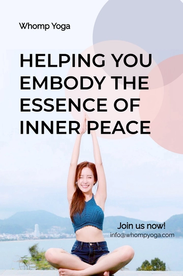 Free Yoga Instructor Tumblr Post Template to Edit Online