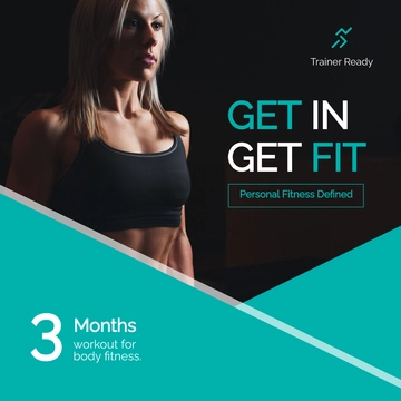 Free Personal Trainer Instagram Post Template to Edit Online