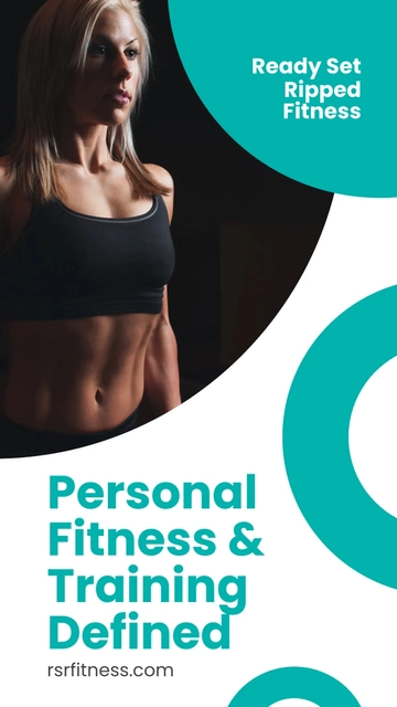 Free Personal Trainer Instagram Story Template to Edit Online