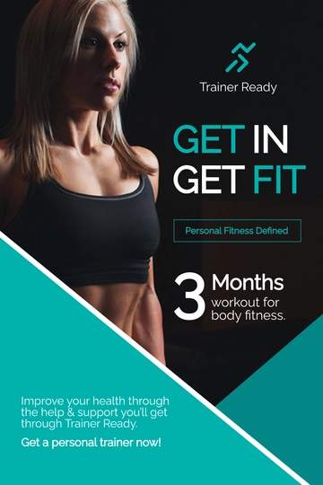 Free Personal Trainer Pinterest Pin Template to Edit Online