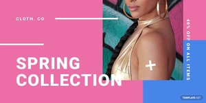Holiday Spring Offer Sale Blog Image Template