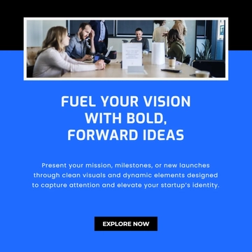 Free Startup Facebook Post Template to Edit Online