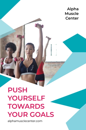 Free Fitness Studio Tumblr Post Template to Edit Online