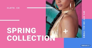 Holiday Spring Offer Sale Facebook Post Template