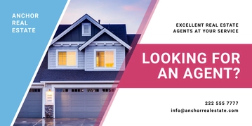 Free Real Estate Agent/Realtor Twitter Post Template to Edit Online