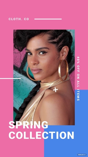Holiday Spring Offer Sale Instagram Story Template
