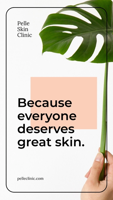 Free Skin Beauty clinic Whatsapp Post Template to Edit Online