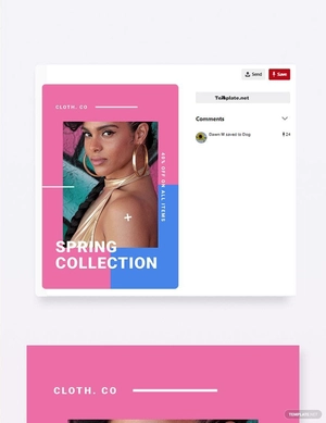 Holiday Spring Offer Sale Pinterest Pin Template