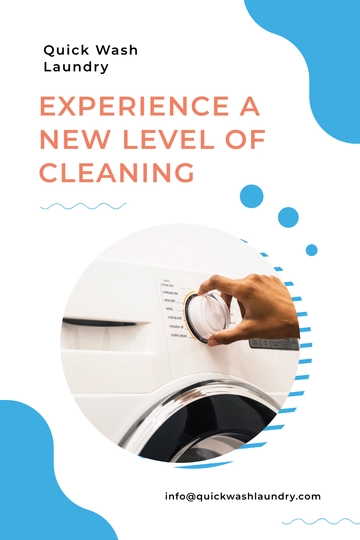 Free Laundry Tumblr Post Template to Edit Online