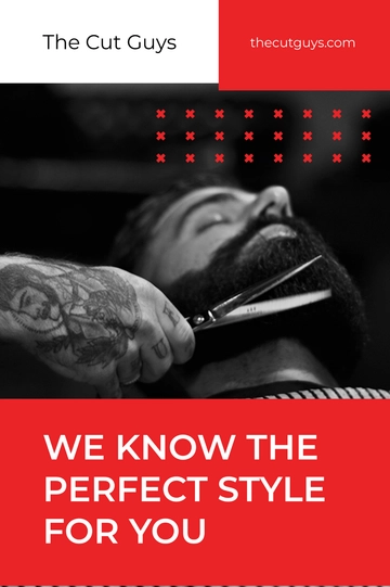 Free Barbershop Tumblr Post Template to Edit Online