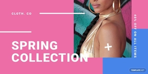 Holiday Spring Offer Sale Twitter Post Template