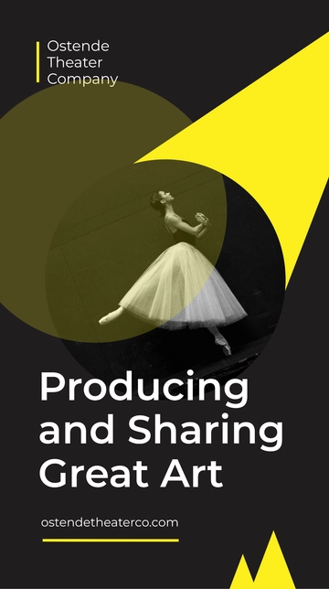 Free Theater Company Whatsapp Post Template to Edit Online