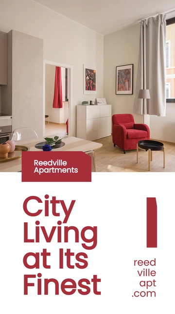 Free Apartment Rental Whatsapp Post Template to Edit Online