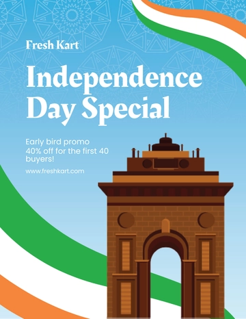 Free Independence Day Event Flyer Template to Edit Online