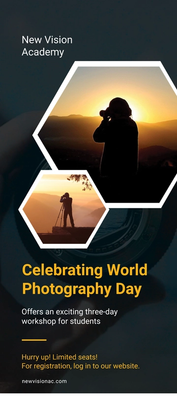 Free World Photography Day Banner Template to Edit Online