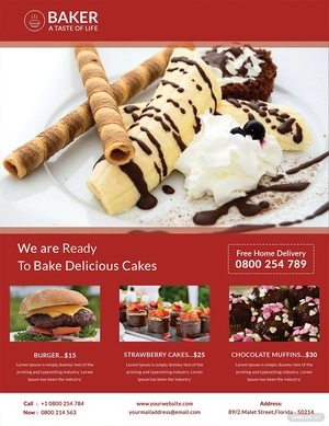 Bakery Flyer Template