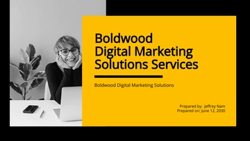 Free Marketing Agency Keynote Presentation Template to Edit Online