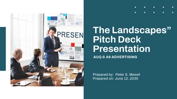 Free Advertising Agency Pitch Deck Presentation Template to Edit Online