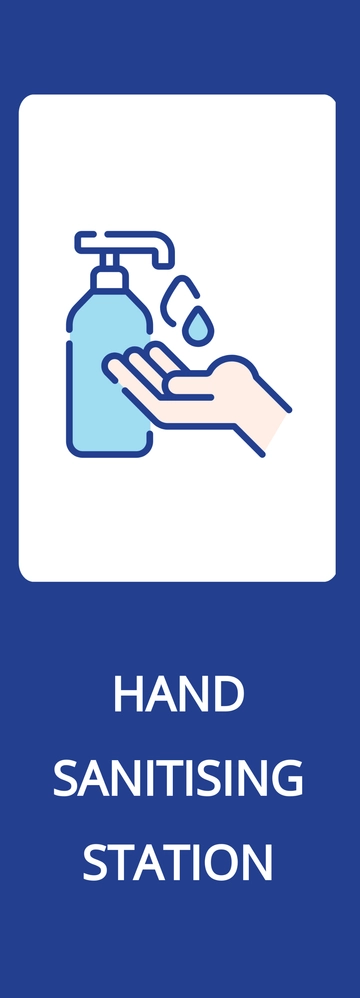 Free Hand Sanitizing Station Label Template to Edit Online