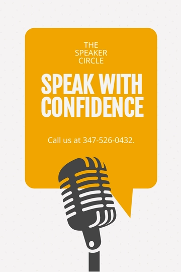 Free Speaker Pinterest Pin Template to Edit Online