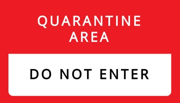Free Quarantine Do Not Enter Label Template to Edit Online
