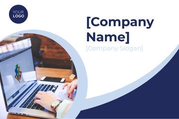 Free Simple Advertising Agency Postcard Template to Edit Online