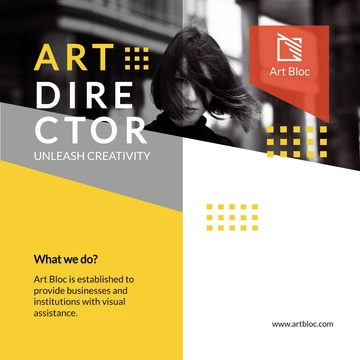 Free Art Director Instagram Post Template to Edit Online