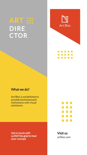 Free Art Director Instagram Story Template to Edit Online