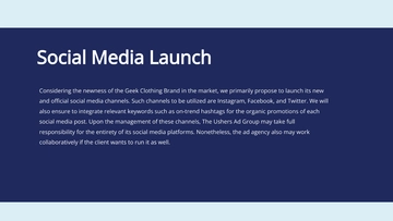 Free Sample Agency Presentation Template to Edit Online