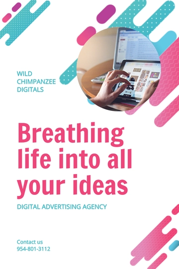 Free Digital Advertising Agency Tumblr Post Template to Edit Online