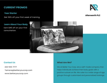 Free StartUp Training Brochure Template to Edit Online