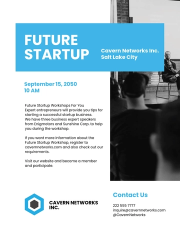 Free Future Startup Flyer Template to Edit Online | Template.net