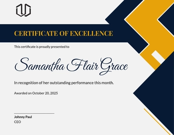 Free Creative Employee Recognition Certificate Template to Edit Online
