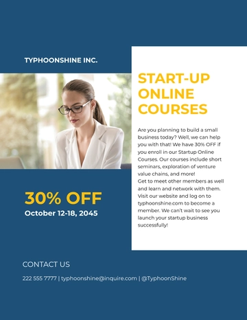 Free Startup Marketing Flyer Template to Edit Online | Template.net