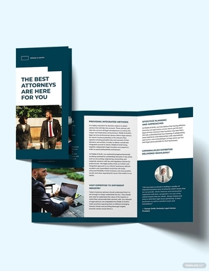 Attorney Tri-Fold Brochure Template