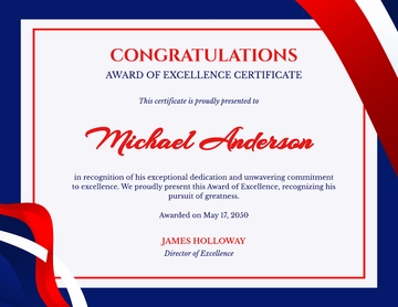 Free Congratulations Award Certificates Template to Edit Online | Template.net