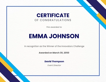Free Congratulations Winner Certificate Template to Edit Online | Template.net