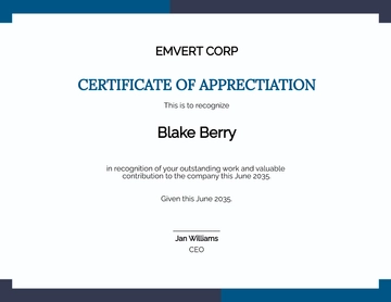 Free Editable Thank You certificate Template to Edit Online
