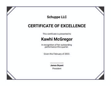 Free Blank Award Certificate Template to Edit Online