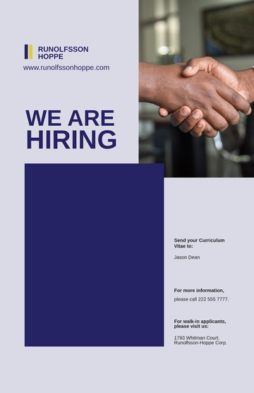 Free Startup Company Poster Template to Edit Online