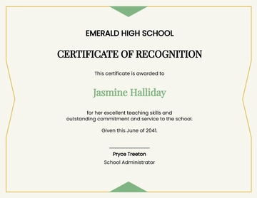 Free teacher service certificate Template to Edit Online
