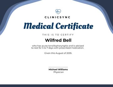Free Leave Certificate from Doctor Template to Edit Online