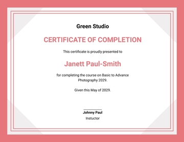 Free Photography Certificate Template to Edit Online Free Photography Certificate Template to Edit Online