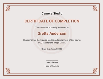 Free Photographer Photography Certificate Template to Edit Online Free Photographer Photography Certificate Template to Edit Online