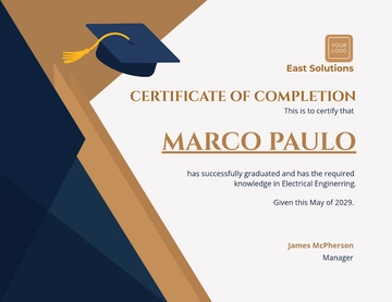 Free Diploma Graduation Ceremony Certificate Template to Edit Online