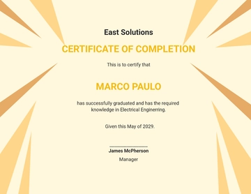 Free Program Graduation Certificate Template to Edit Online