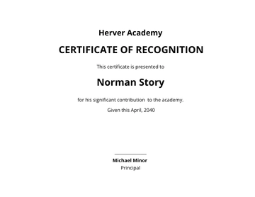 Free Certificate Of Recognition For Kindergarten Template to Edit Online