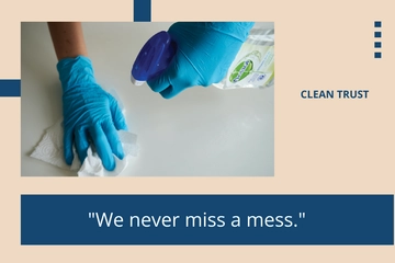 Free House Cleaning Postcard Template to Edit Online