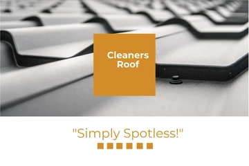 Free Roof Cleaning Service Postcard Template to Edit Online